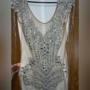 Custom Fitted Dress w/ Swarovski Crystals